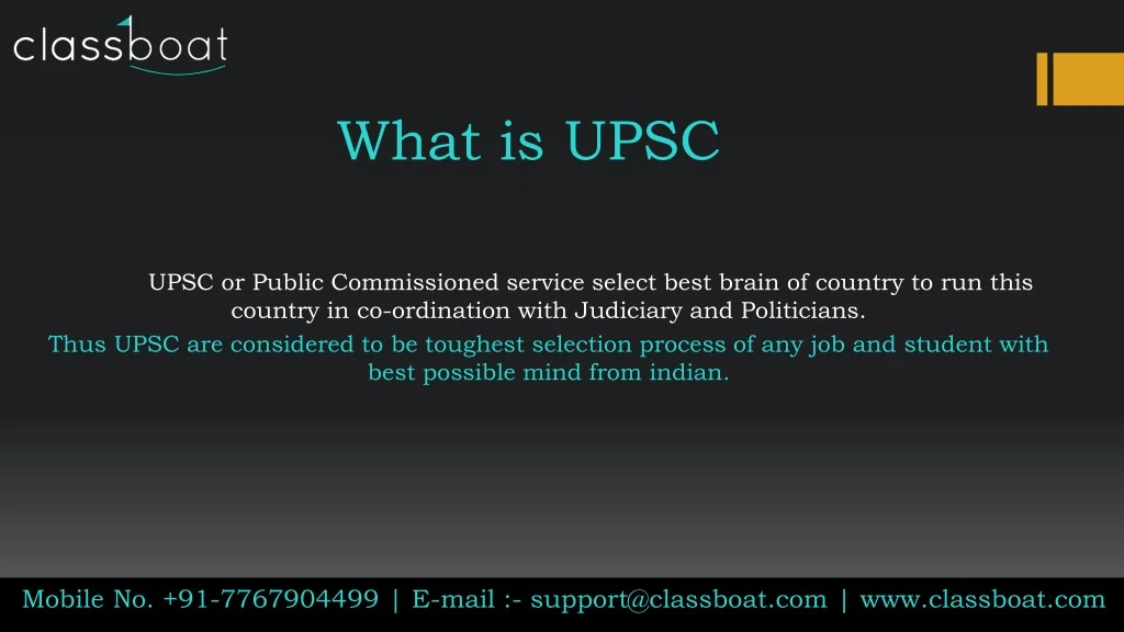 what is upsc