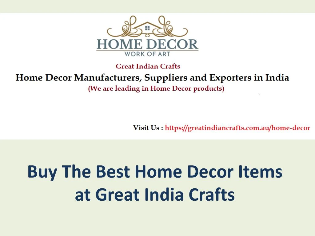 buy the best home decor items at great india crafts