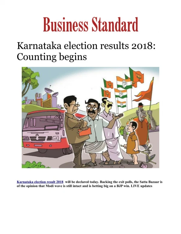 Karnataka election results 2018: Counting begins; top 10 developments 