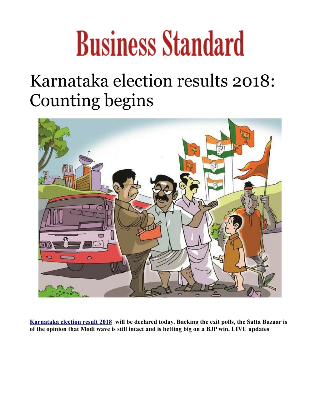 karnataka election results 2018 counting begins