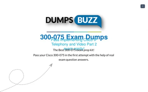 Cisco 300-075 Test Braindumps to Pass 300-075 exam questions
