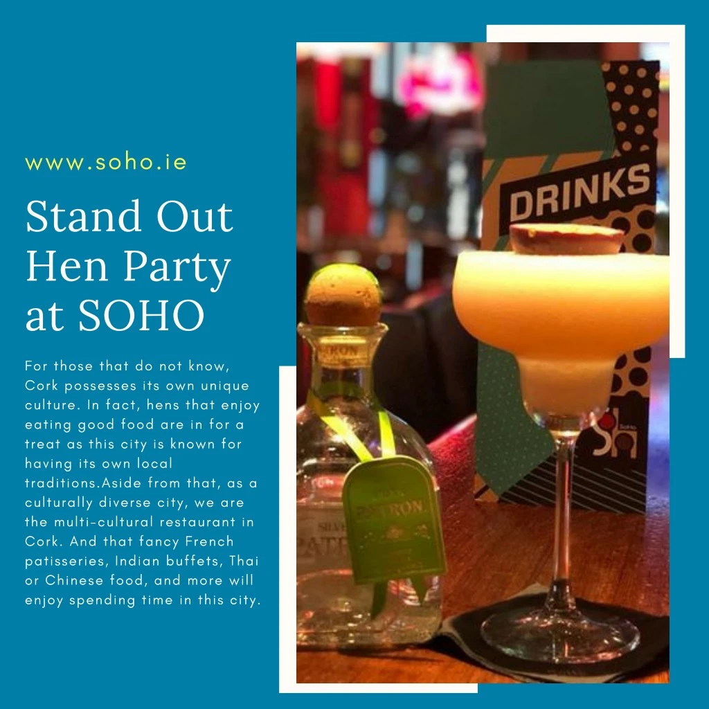 www soho ie stand out hen party at soho