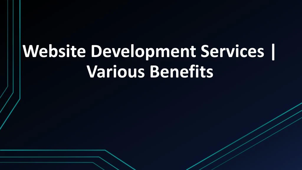 website development services various benefits