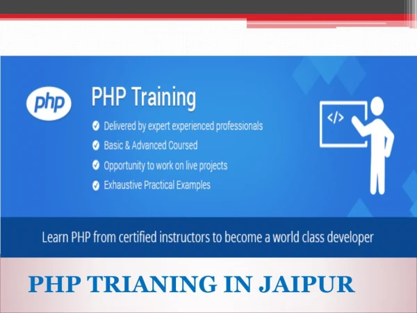 Php training in jaipur