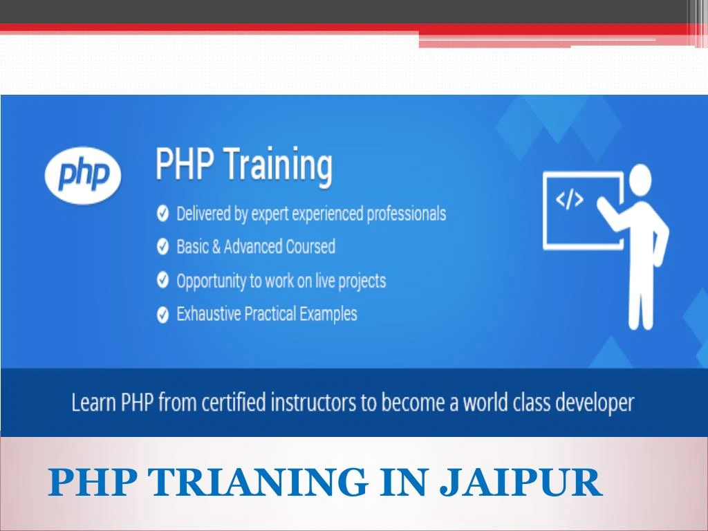 php trianing in jaipur