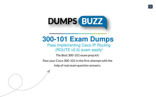 Latest and Valid 300-101 Braindumps - Pass 300-101 exam with New sample questions