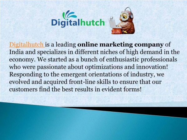 High Quality Content Marketing Services in Delhi |Digital Hutch