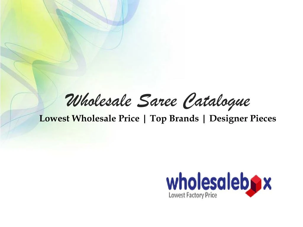 wholesale saree catalogue lowest wholesale price top brands designer pieces