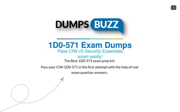 1D0-571 Exam Training Material - Get Up-to-date CIW 1D0-571 sample questions