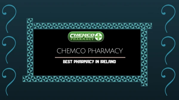 The Best Pharmacy Shop Online - Chemco Pharmacy
