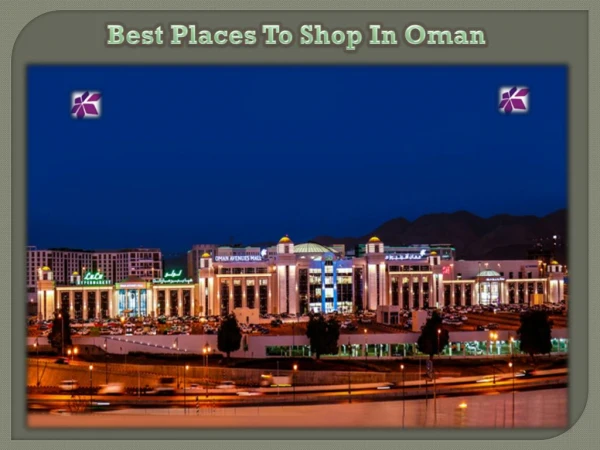 Best Places To Shop In Oman