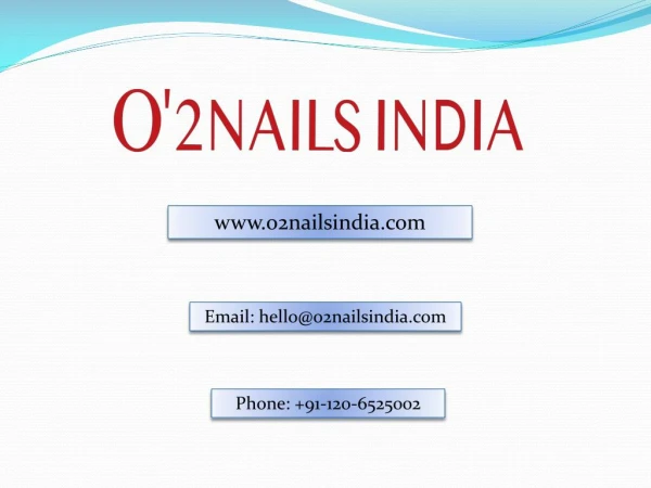 O2nails India - 3D Nail Art India by Mobile Nail Printer V11