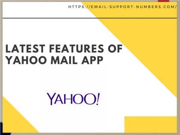 Latest Features of Yahoo Mail App