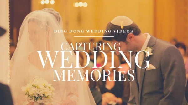 Affordable Wedding Video Packages