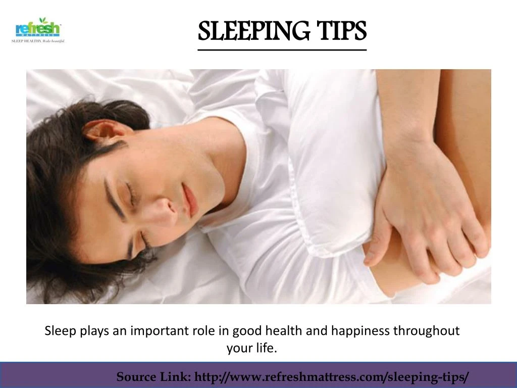sleeping tips
