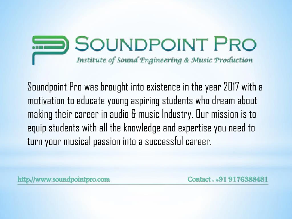 soundpoint pro was brought into existence