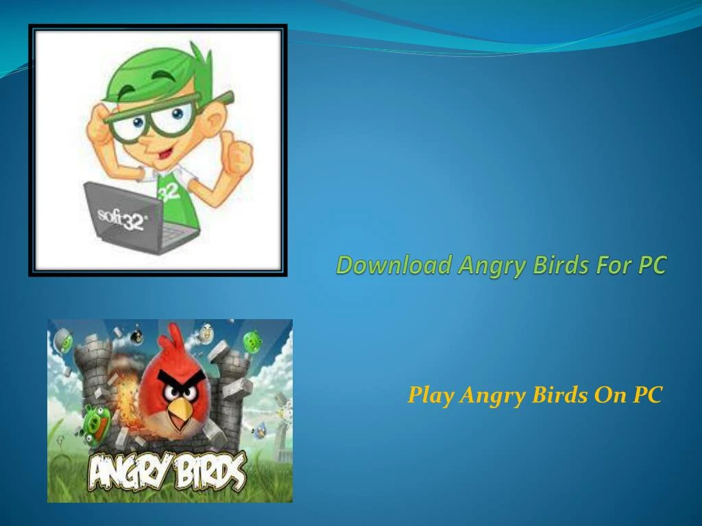 download angry birds for pc