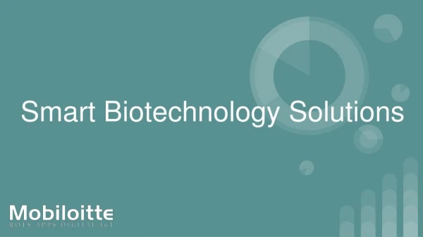 Smart Bio-Technology solutions