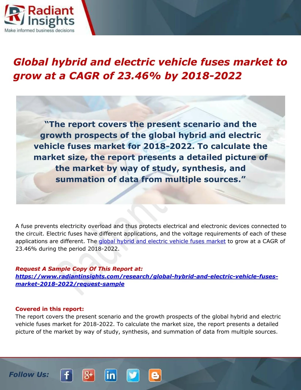 global hybrid and electric vehicle fuses market
