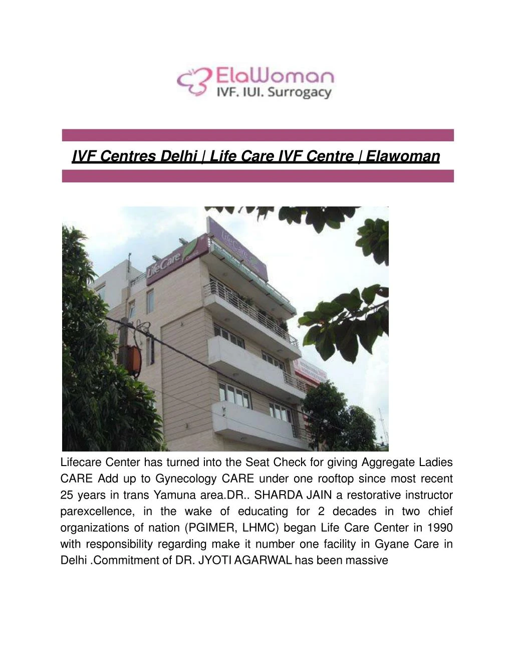 ivf centres delhi life care ivf centre elawoman