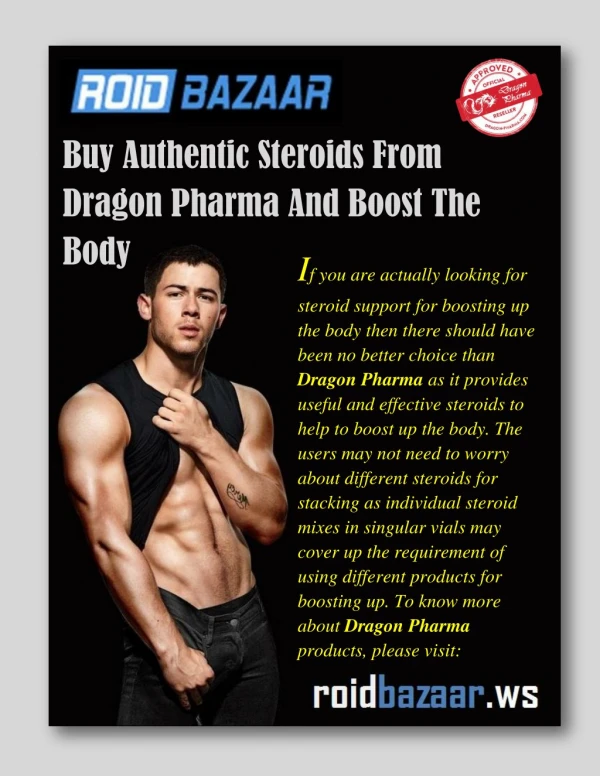 Buy Authentic Steroids From Dragon Pharma And Boost The Body