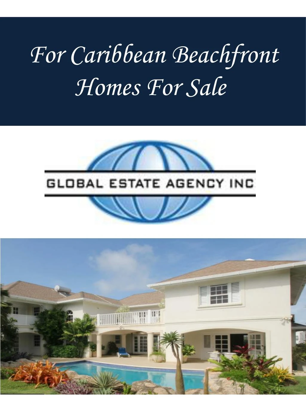 for caribbean beachfront homes for sale