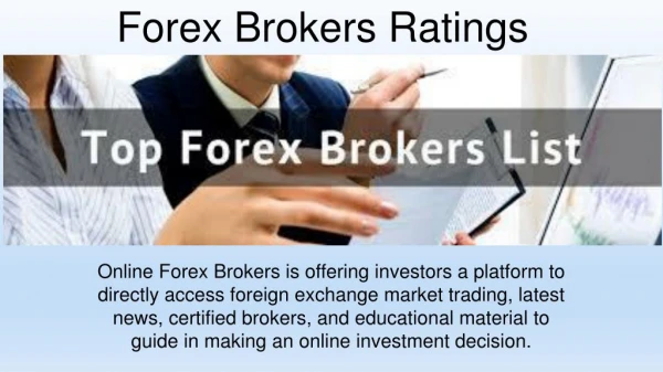 Forex Brokers Online