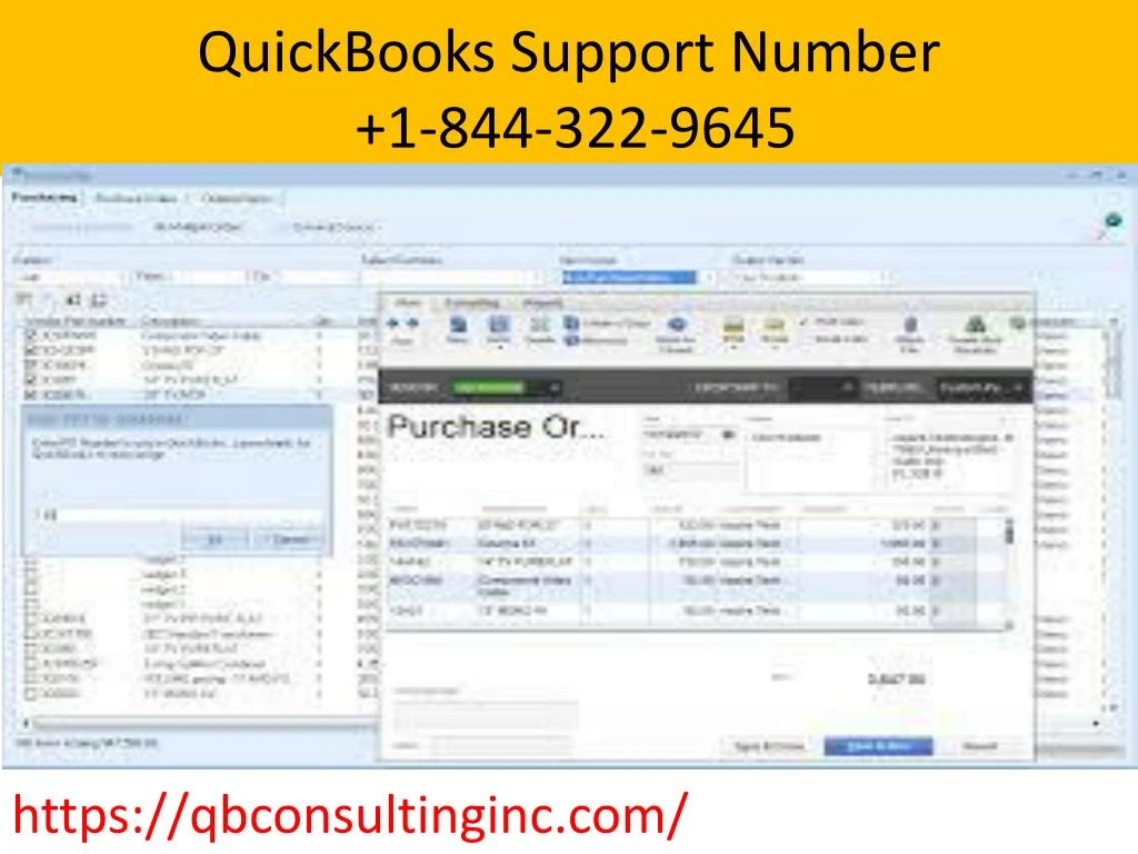 quickbooks support number 1 844 322 9645