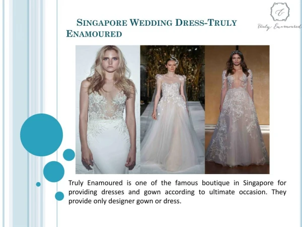 Singapore Wedding Dress