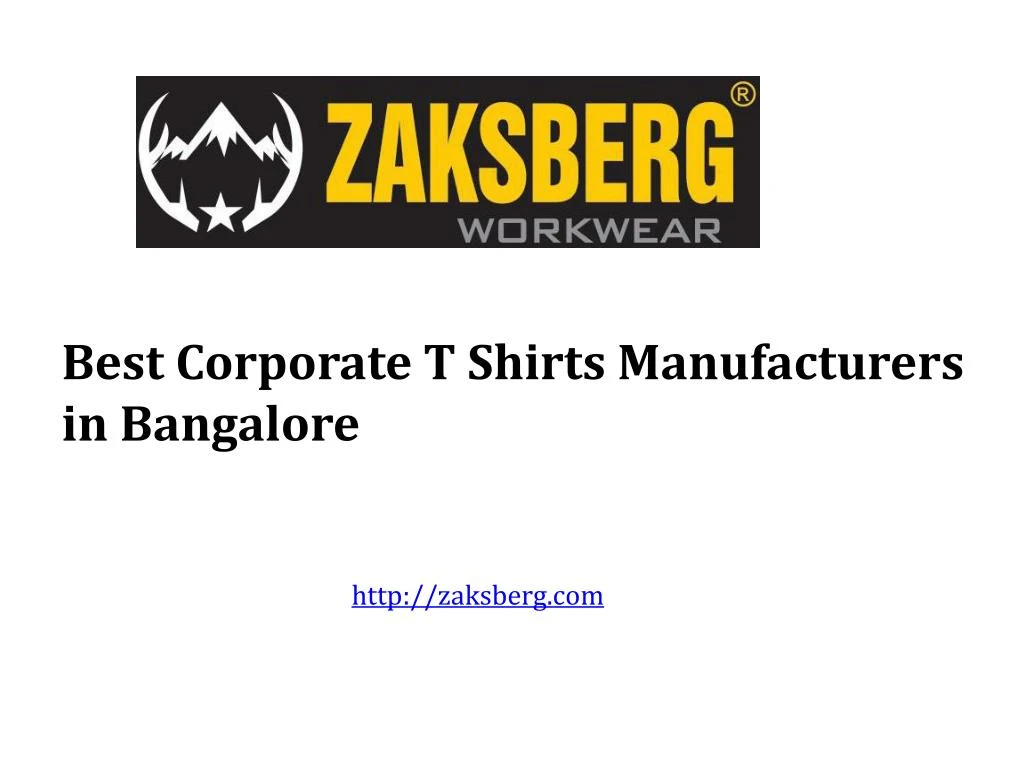 best corporate t shirts manufacturers in bangalore