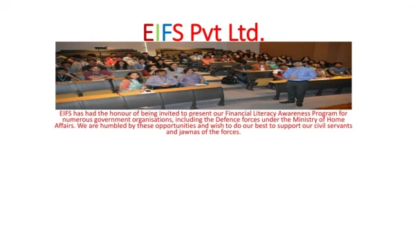 Best Online Stock Market Course in India - Institute of Share Market - Eifs.in