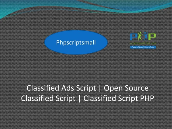 Classified Ads Script | Open Source Classified Script | Classified Script PHP