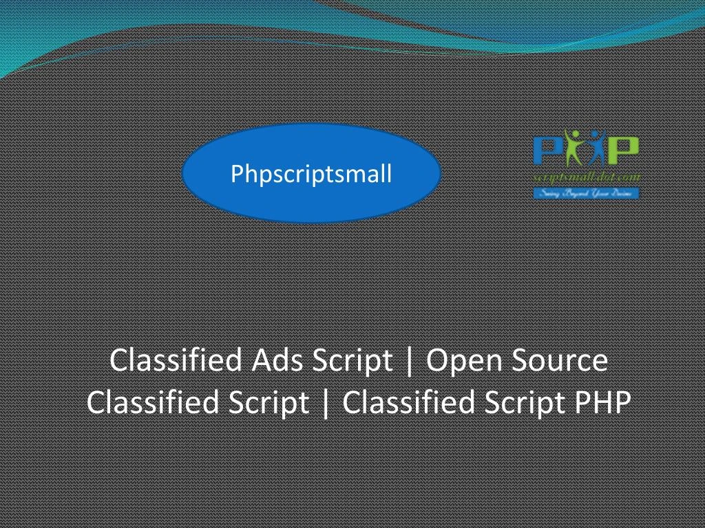 classified ads script open source classified script classified script php
