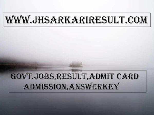 www jhsarkariresult com