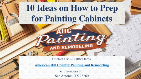 Here are 10 things you need to do before painting your kitchen cabinets. | www.ahcpaintingandremodeling.com|