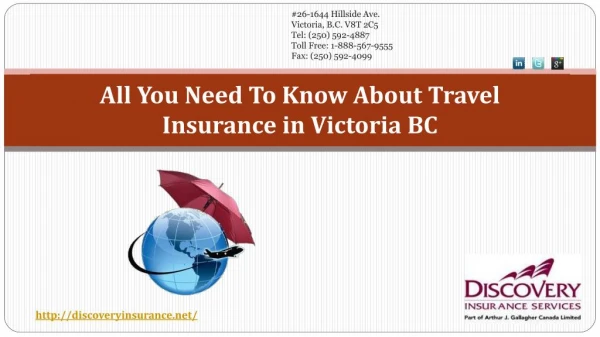 All You Need To Know About Travel Insurance in Victoria BC