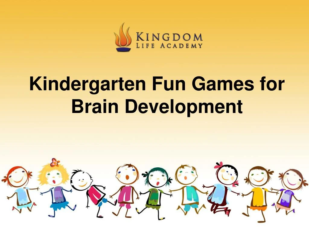 kindergarten fun games for brain development