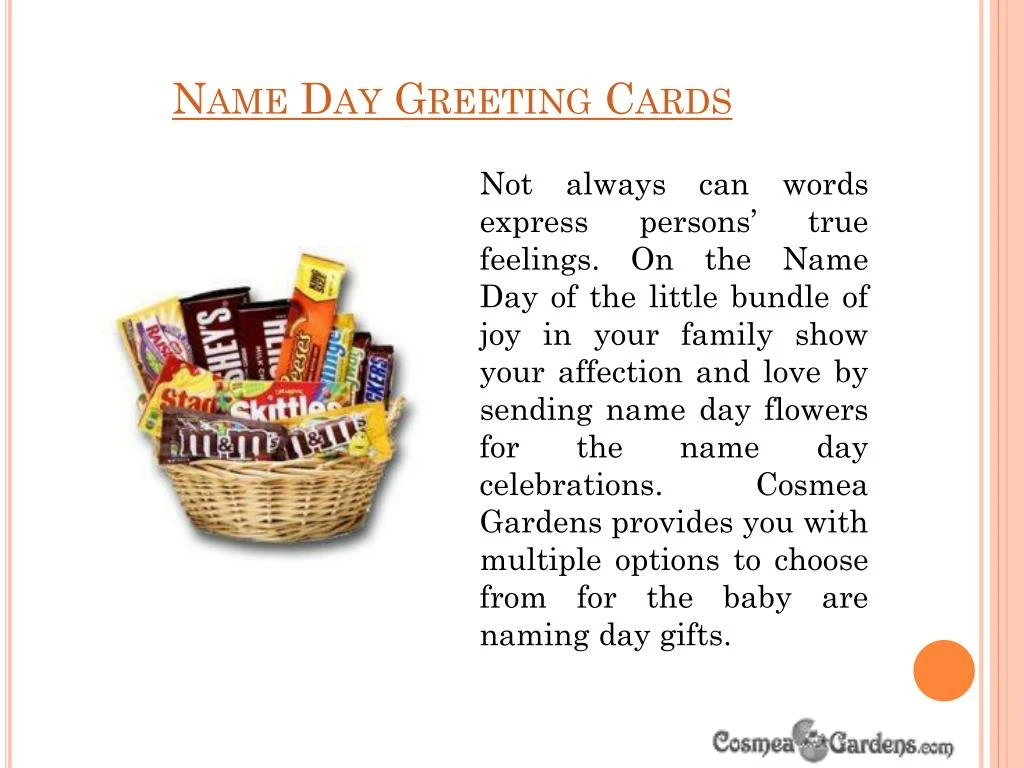 name day greeting cards