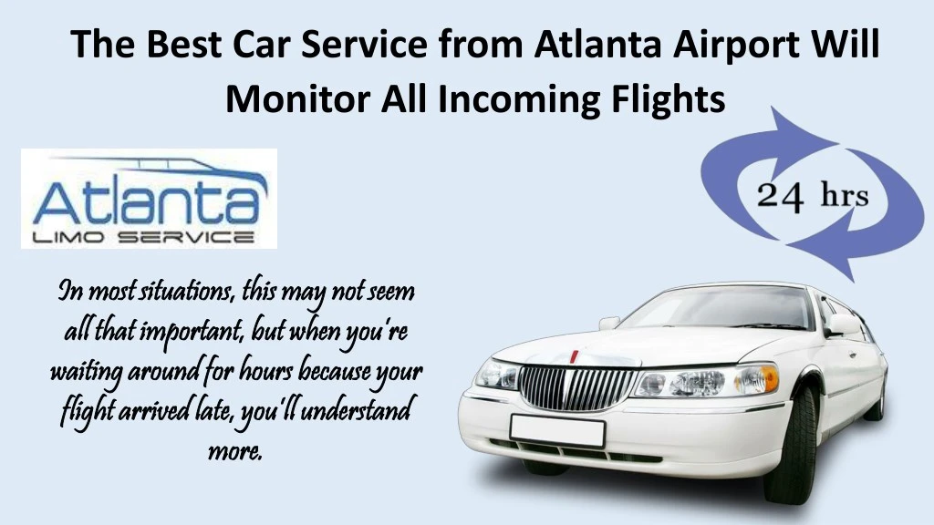 the best car service from atlanta airport will