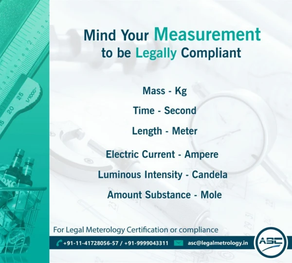 Legal Metrology Weights & Measurement Consultants
