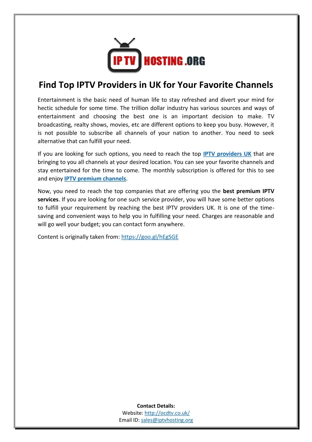 find top iptv providers in uk for your favorite