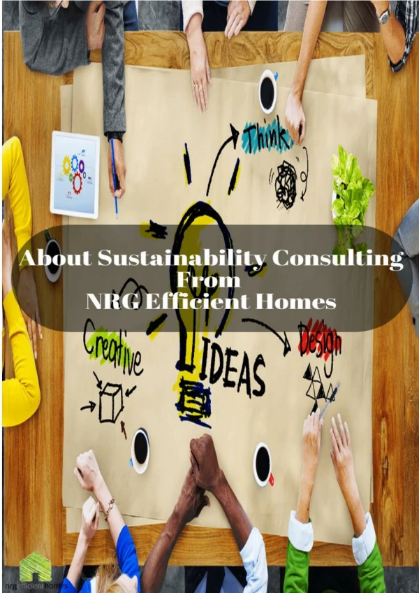 Sustainability Consulting For a Better Tomorrow!