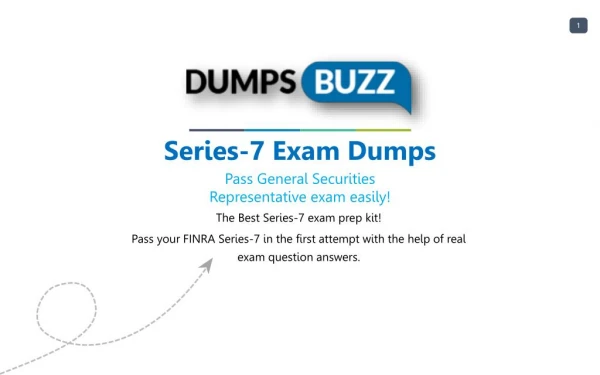 Series-7 PDF Test Dumps - Free FINRA Series-7 Sample practice exam questions