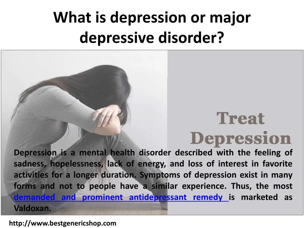 what is depression or major depressive disorder