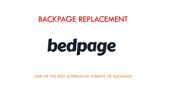 Backpage Replacement