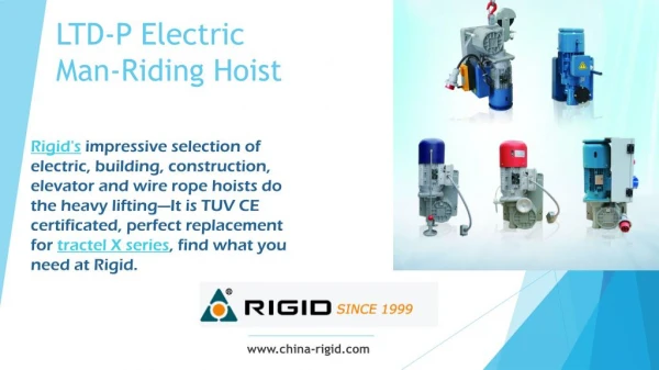 LTD-P Electric Man-riding Hoist