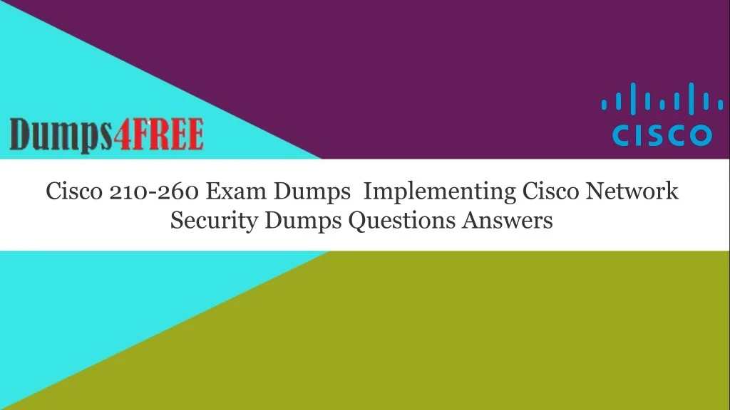 cisco 210 260 exam dumps implementing cisco