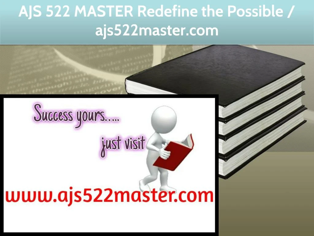 ajs 522 master redefine the possible ajs522master