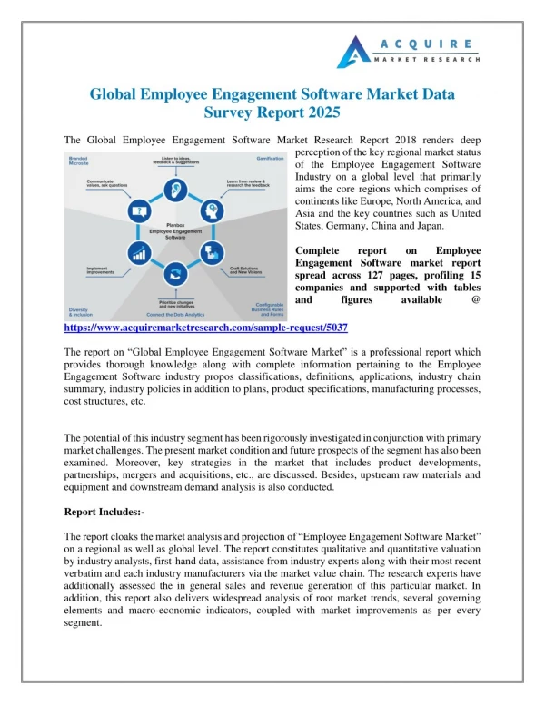 Employee Engagement Software Market - Global Industry Analysis, Growth and Forecast, 2018-2025