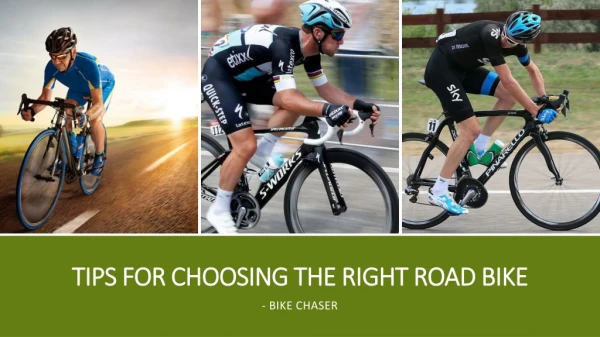 Tips For Choosing The Right Road Bike